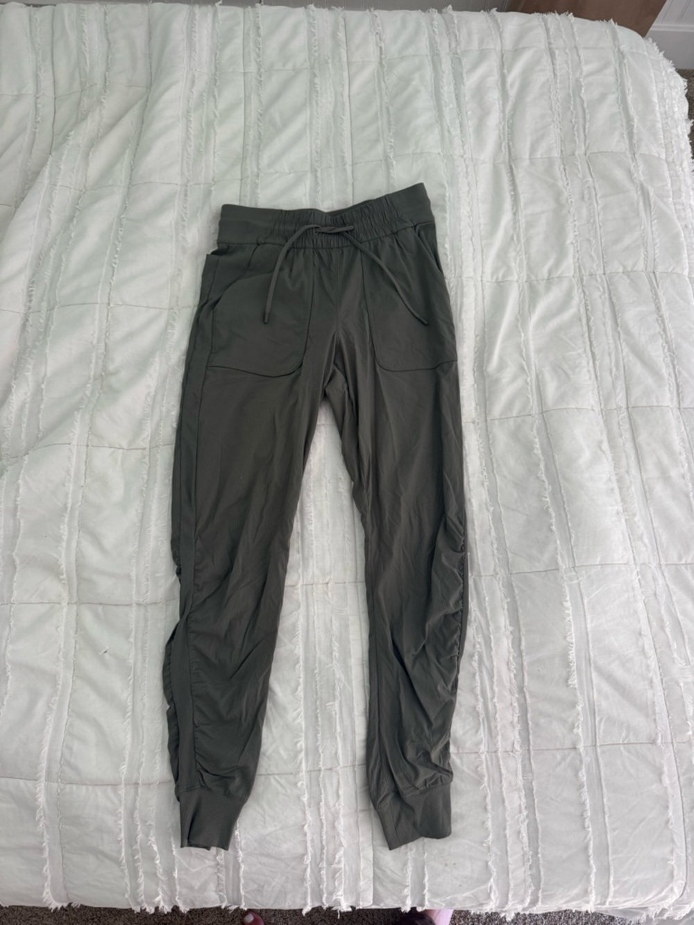 lululemon athletica Olive Drawstring Jogger Pants